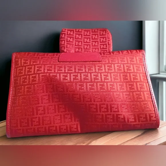 Vintage fendi clutch and wallet - Picture 5 of 5